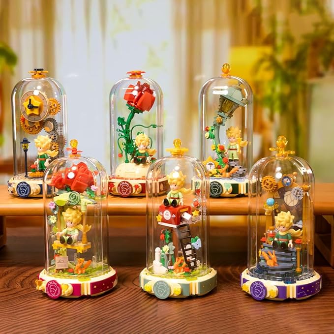 PANTASY Le Petit Prince Starry Gate Building Block Set – Creative DIY Model with Minifigure & Dust Cover Gift Adults and Kids Premium Building Blocks for Home Decor