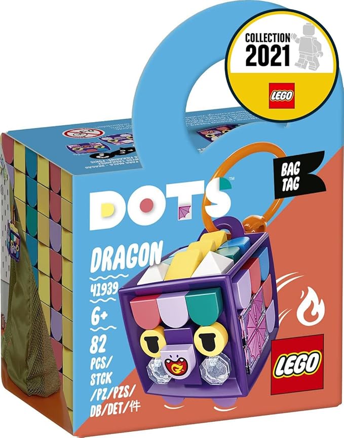 LEGO 41939 Dots Dragon Keyring