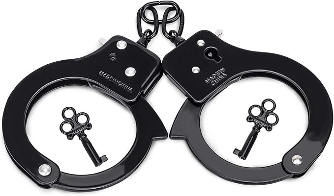 Metal Play Handcuffs, Hand Cuffs Police, Toy Handcuffs for Kids