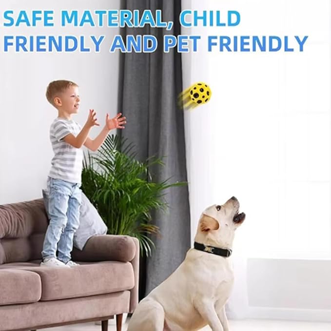 Moon Ball`s Extreme High Bouncing Ball Meteor Moon Ball`s,Rubber Bounce Ball Sensory Ball,Cool Tiktok Pop Bouncing Training Ball for Indoor Outdoor Play,Easy to Grip & Catch