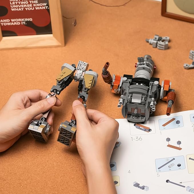 Ideas Robot Building Kit Compatible with Lego Sets for Adutls,Collectible Mech Action Figure Toys for Boys 8-14 Years and Up 462 pcs