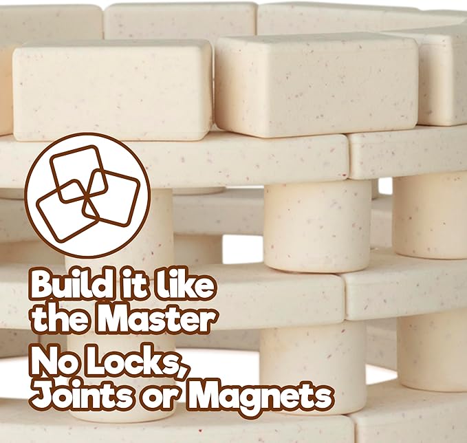 Taksa Toys Arch-Kid-Tech Roman Theater STEM Building Blocks Kit - 54-Piece Premium Educational Set for Kids Ages 7-10+ Years - Indoor Architectural Construction Games - Montessori Learning Toys