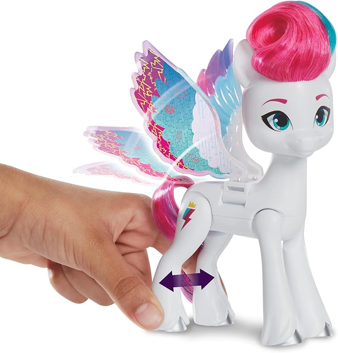 My Little Pony Dolls Zipp Storm Wing Surprise, 5.5-Inch Toy with Wings and Accessories, Toys for 5 Year Old Girls and Boys