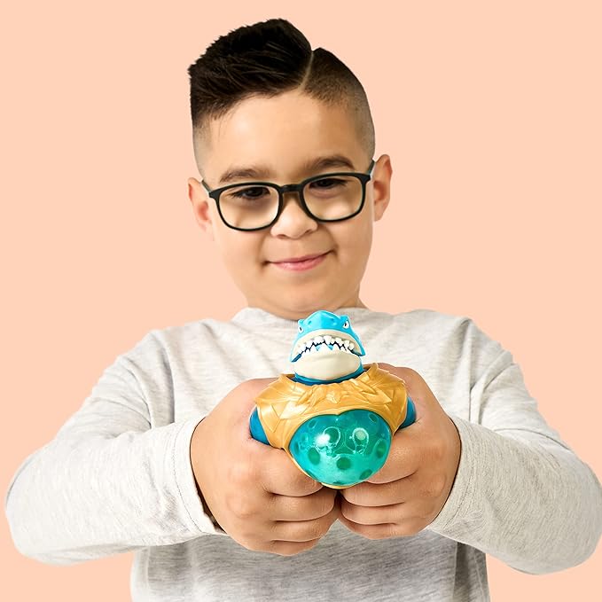 Heroes of Goo Jit Zu Deep Goo Sea Thrash Hero Pack. Super Squishy, Goo Filled Toy. with Chomp Attack Feature. Stretch Him 3 Times His Size!