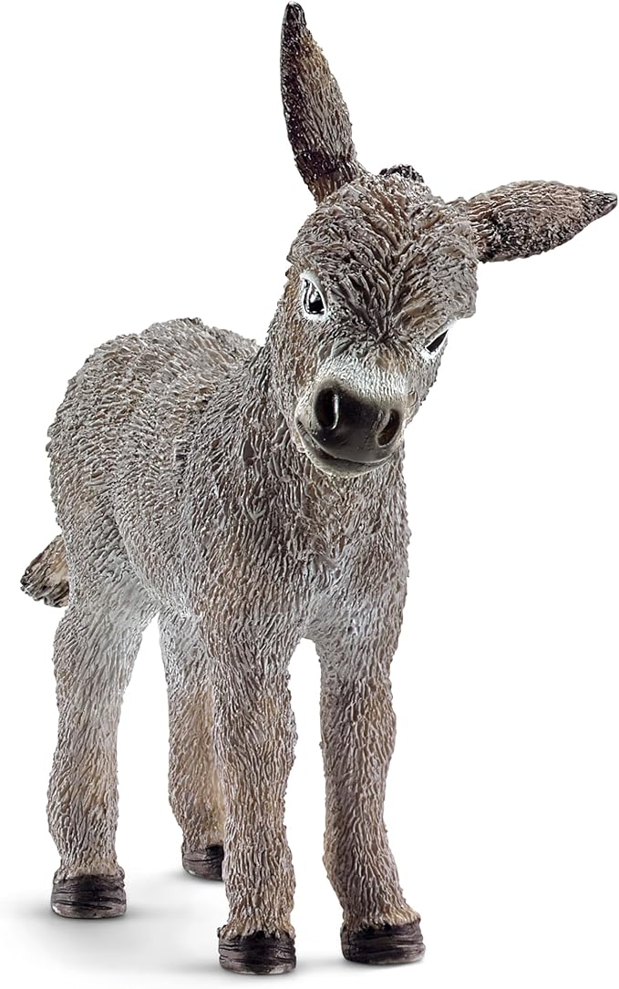 Schleich Farm World 6-Piece Baby Farm Animal Toy Gift Set Including Donkey Foal, Lamb, Calf, Dalmatian Puppy and Goat Kid