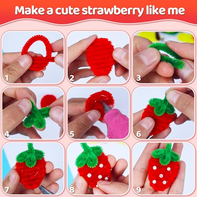 Praisebank Pipe Cleaners for Crafts (200pcs in Brown), 12 inch Long Pipe Cleaners, Brown Pipe Cleaners.…