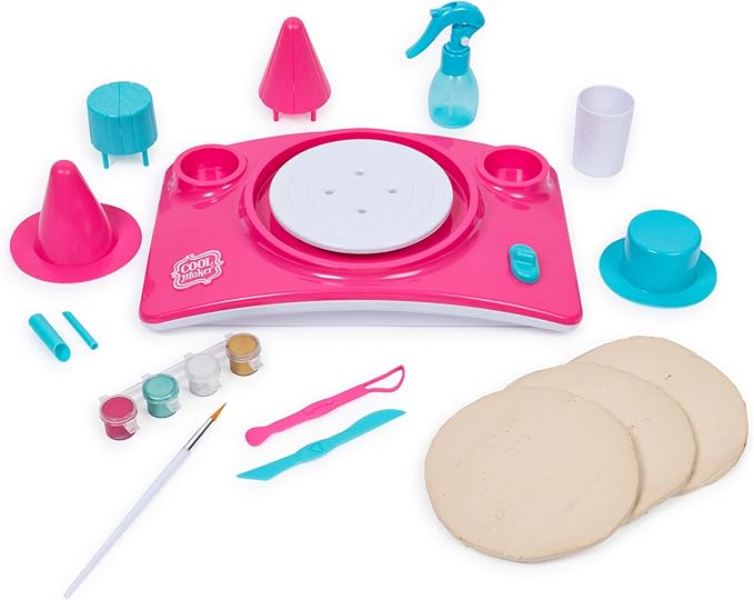 Cool Maker - Pottery Studio, Clay Pottery Wheel Craft Kit for Kids Age 8 and Up