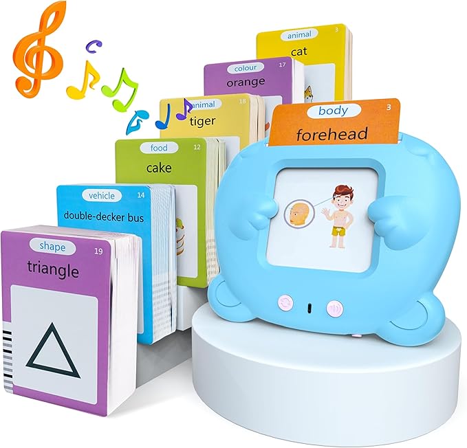 BELLOCHIDDO Talking Flash Cards with 510 Sight Words - Montessori Toys, Sensory Toys for Autistic Children, Toddler Toys, Kids Toys Age 1 2 3 4 5 Years Old Boys & Girls, Speech Therapy Toys