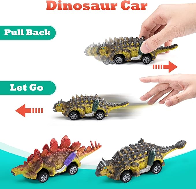 Dinosaur Toys for 3 4 5 Year Old Boys Gifts, Dinosaurs Toys for Kids 3-5-7, Dino Figures Activity Play Mat Christmas Birthday Gifts for Girls Toddler Toys Age 2-4
