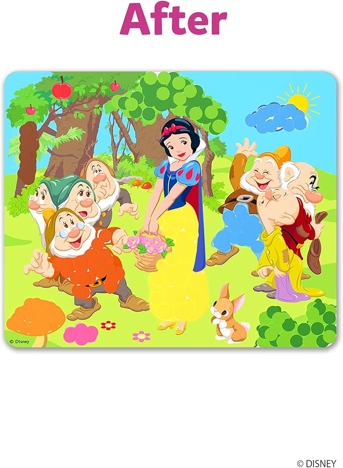 Skillmatics Art Activity - Dot It Disney Princess, No Mess Sticker Art for Kids, DIY Craft Kits, Scrapbooking, Valentine's Day Gifts for Girls & Boys Ages 3, 4, 5, 6, 7