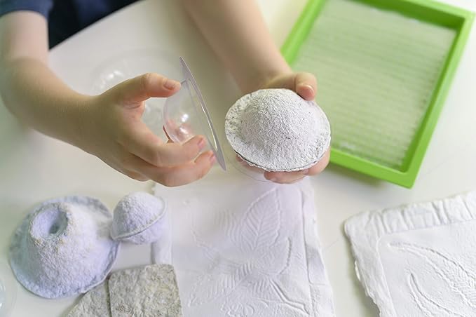 4M Green Science Paper Making Kit from STEAM Powered Kids, Have Recycling and Paper Mache Science Craft, It’s A Glow Kit! reddot Design Award Winner 2015, Ages 5+