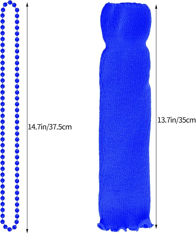 Kids 6 in 1 Costume Accessories 1970s 1980s Fancy Outfits and Dress for Cosplay Party Theme Party for Girl