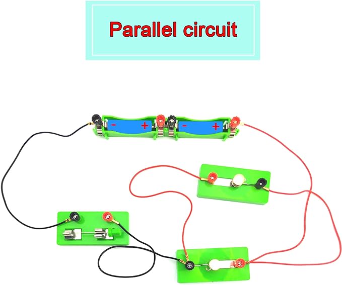 EUDAX Physics Science Lab Learning Circuit kit,Electricity Experiment Set,Building Circuits for Kids Junior Senior High School Students (Basic kit)