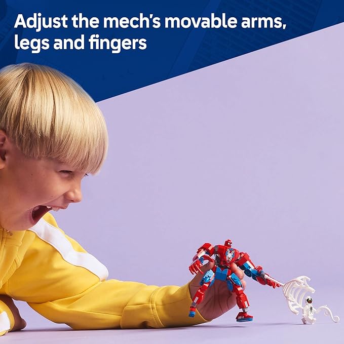 LEGO Marvel Spider-Man Mech vs. Anti-Venom Building Toy Set - Spider-Man Toy for Kids, Boys and Girls, Ages 6+ - Buildable Action Figure - Superhero Gift for Birthday - 76308