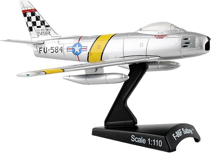 Daron Worldwide Trading Stamp F-86 Sabre Mig Mad Marine Jet
