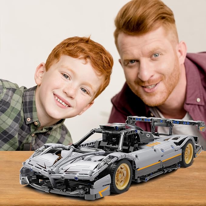 Collectible Model Car Kits for Adults to Build – Car Models Kits to build for Adults and Kids- Model Car Building Set 1:12 Scale with 959 Pieces - Great Birthday Gift for Adults, Teenagers and Kids