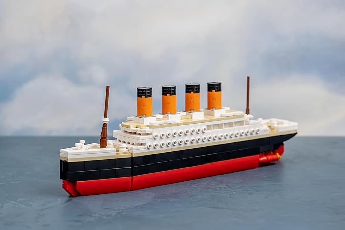 Brick Loot Titanic Building Blocks Large Set, Toy Ship Model Kit, Building Bricks Sets for Adults or Kids, 6 Year Old +, Home Decor, Quality Blocks Compatible with Lego & Major Brands, 390 Pieces