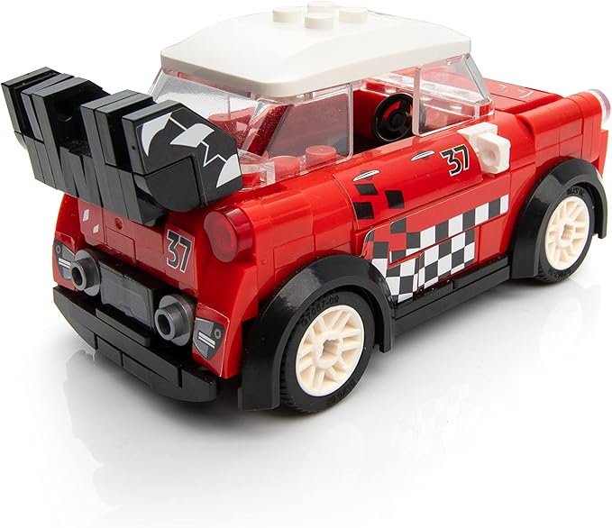 Racing Car Building Block Set. Racing Car Building Blocks for Kids and Adults (Red)
