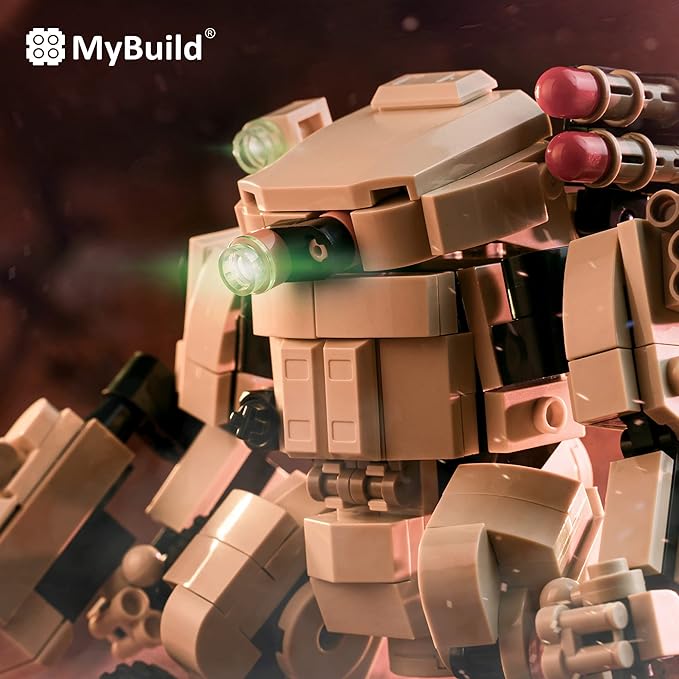 MyBuild Mecha Frame Armed Forces Stryker 5020 - Desert Armor Robot Blocks Toy Building Bricks for Children to Adult Mech Fans