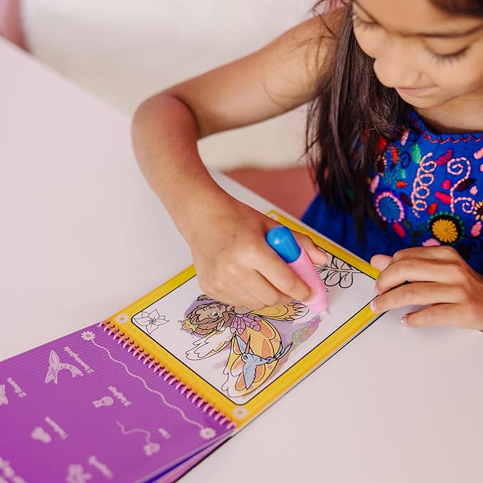 Melissa & Doug On the Go Water Wow! Reusable Water-Reveal Activity Pad - Fairy Tale - FSC Certified