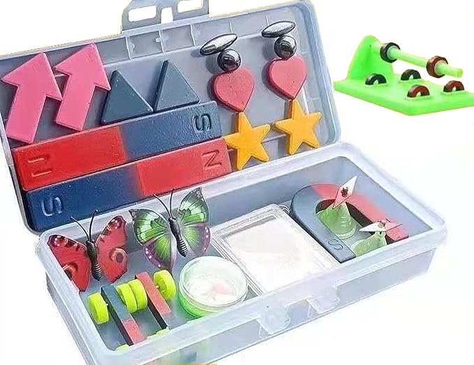 Labs Junior Physics Science Magnet Kit for Education Experiment Tool Magnets Toys Set for Kids School Classroom
