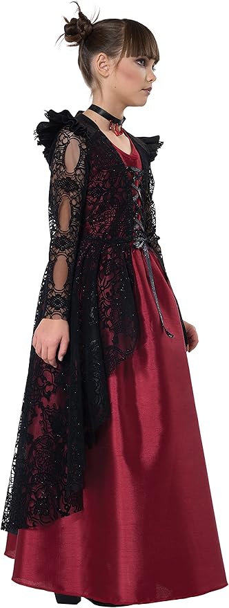 California Costumes Girls Gothic Lace Vampire