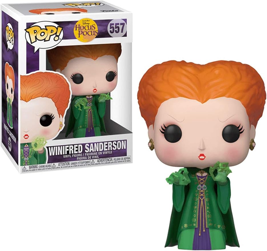 Funko POP! Disney: Hocus Pocus - Winifred with Magic, Multicolor, std