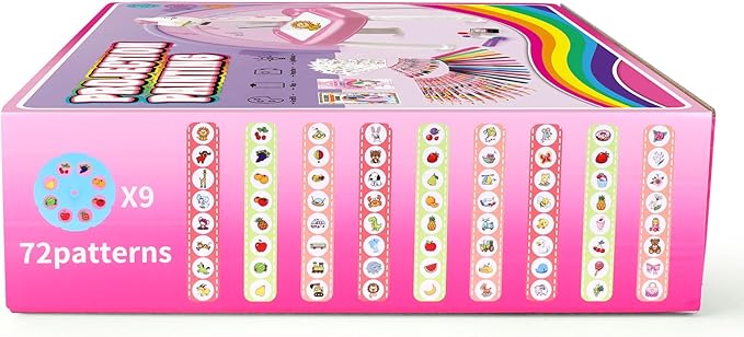 Drawing Projector for Kids, Drawing Board with Music, Color Pens, Pencils, Crayons, Scrapbook, Unicorn Sticker Book, Ideal Toy for 3+ Year Old Girls & Boys (Unicorn Kit)