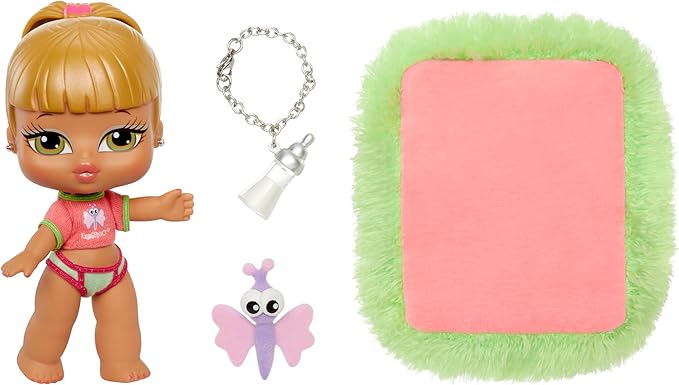 Bratz Babyz Fianna Collectible Fashion Doll with Real Fashions and Pet