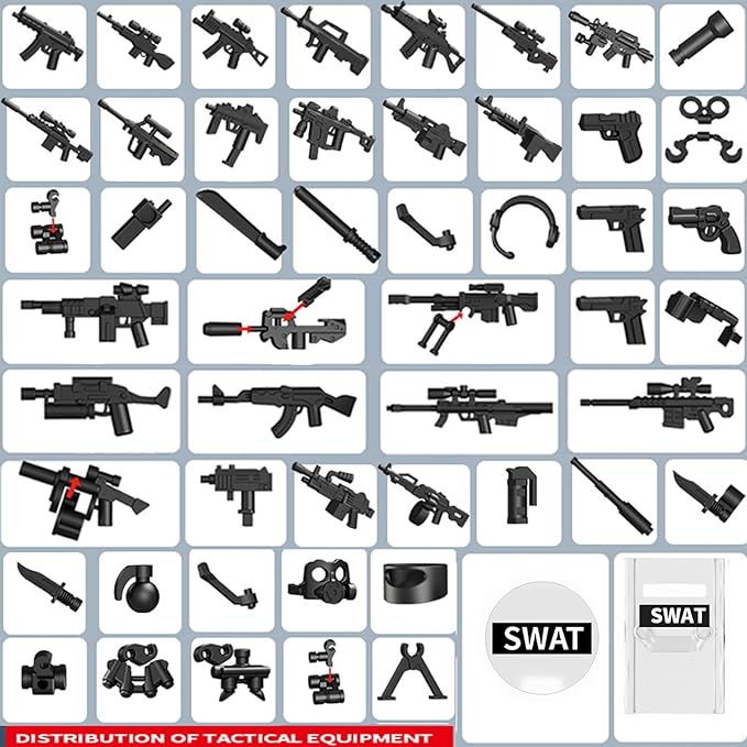 Military Base Army Base Building Blocks Sets WW2 Battle Brick Armory Swat Team Weapons Pack Toys Compatible with Major Brands Bricks(568 Pcs)