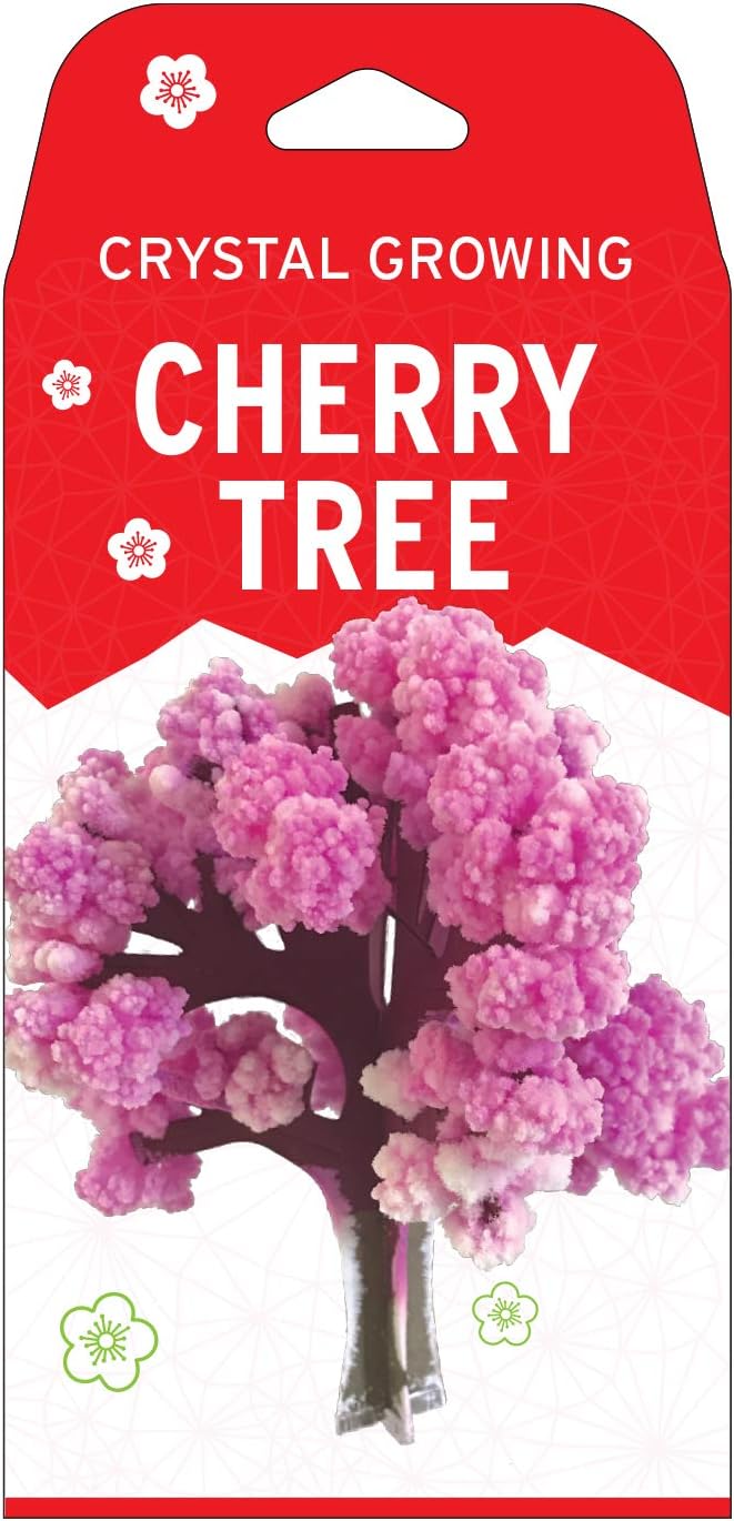 Crystal Growing Cherry Tree | Official Terraformer kit | Grows in Hours | Facts and Instructions Included