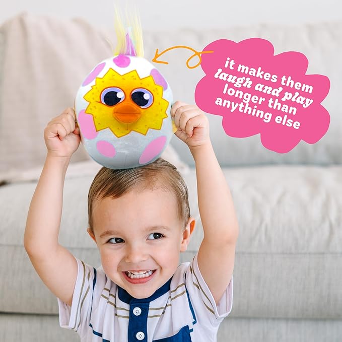 Move2Play, Egg Toss, Hilariously Wild and Fun Active Play Game | Easter Basket Stuffer | Easter Gift for Kids & Toddlers | Boys & Girls ages 3, 4-8+ | Indoor/Outdoor Toy