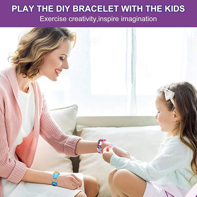 DOTS Kids Jewelry Craft Bracelet 6 Packs, Sports Bracelet Making Kits, Custom Friendship Wristband
