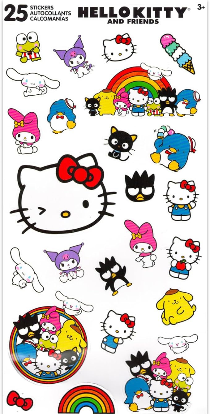 SANRIO Hello Kitty Imagine Ink Poster Set - Bundle with Hello Kitty Imagine Ink Coloring Poster Plus Stickers, More | Hello Kitty Coloring Activities for Girls, Kids
