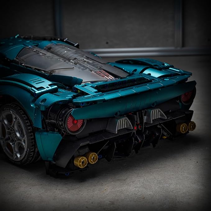 Raceforge Sports Car Building Set,1:8 Scale Model Sports Technic Car,Adult Collectible Cars Sets to Build，Scale Car Gift for Adults,Home or Office Décor Sets for Boys 8-14(4208pcs)