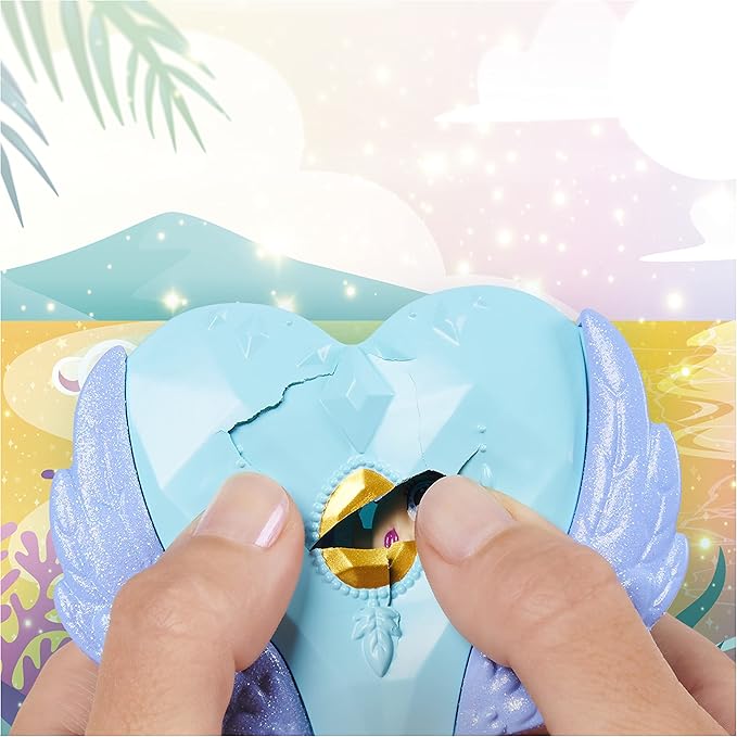 Hatchimals Pixies Riders, Lagoon Lily Pixie and Seastallion Glider Set with Mystery Feature