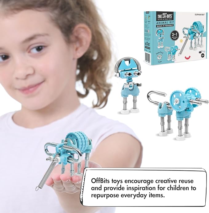 Stem Building Toys, Educational Build Your Own Elephant Robot Toy for Kids Age 6 7 8 9+ Year Old Boys and Girls, Animal Stem Toys Engineering Kit, Construction Toys Steam Gift