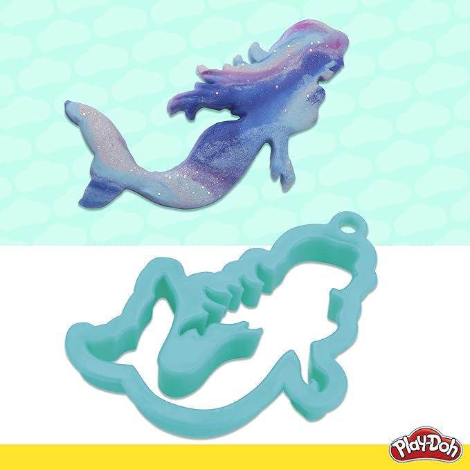 Play-Doh Mermaid Theme 13-Pack of Non-Toxic Modeling Compound with Sparkle and Metallic Colors Plus 5 Tools (Amazon Exclusive)