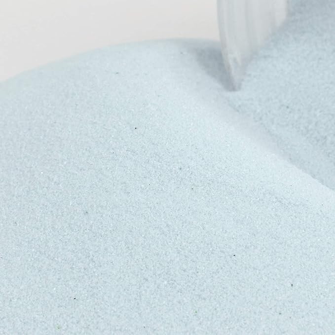 Shiny Stone Colorful Sand,Rainbow Sand,Art Sand,Colored Sand,Craft Sand,Decorative Wedding Vibrant Sand, 250g/0.55lbs/8.81oz for Kids Creativity Wedding Succulent Terrarium Vase (Sky Blue)