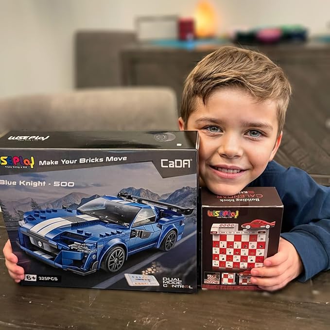 WIsePlay Calendar STEM Building Block Set 2024 Year - Stocking Stuffers for Boys - Unique Birthday and Christmas Gift for Kids