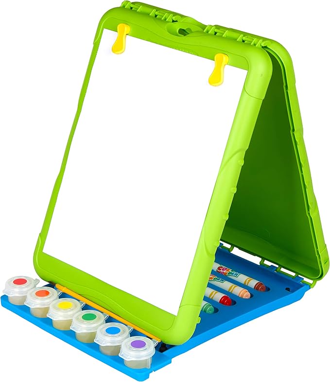 Crayola Color Wonder Travel Easel Frozen II Pages with Bonus Pages, Markers and Color Wonder Paint Coloring Travel Books and Easel 61 Piece MEGA Set