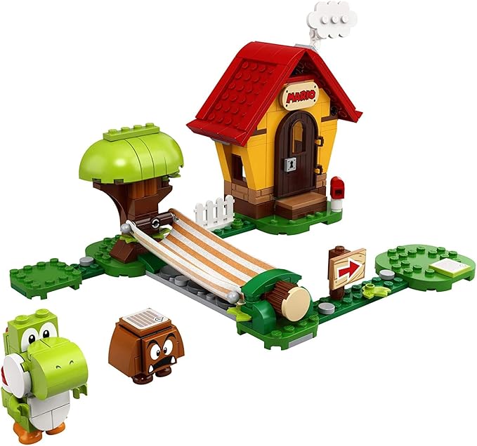 LEGO Super Mario Mario’s House & Yoshi Expansion Set 71367 Building Kit, Collectible Toy (205 Pieces)