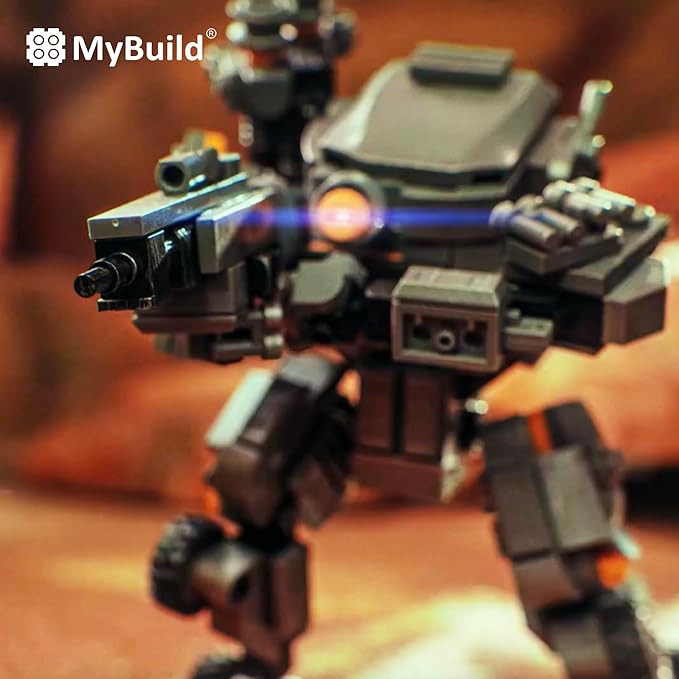 MyBuild Mecha Frame Armed Forces Stryker 5023 - Mech Toy Building Bricks for Mech Fans Aged 14+ (Dark Gray)