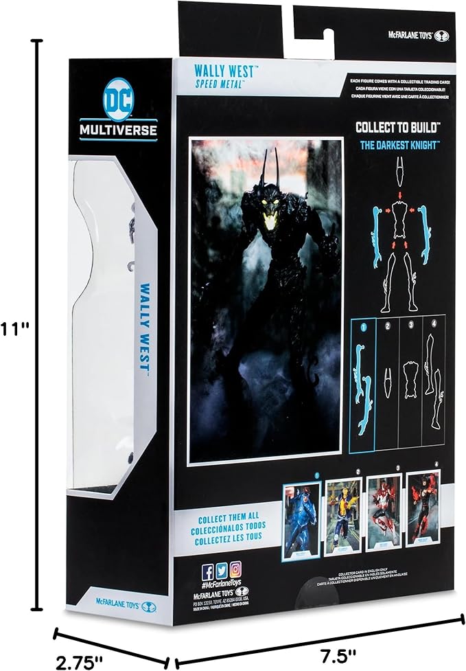 McFarlane Toys - DC Build-A 7IN Figures WV9 - Speed Metal - Wally WEST