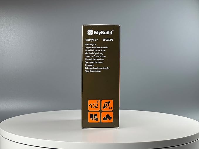 MyBuild Mecha Frame Armed Forces Stryker 5021 - Brown Armor Robot Blocks Toy Building Bricks Collection for Children to Adult Mech Fans