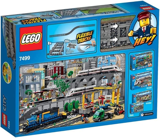 LEGO City Flexible Tracks 7499 Train Toy Accessory
