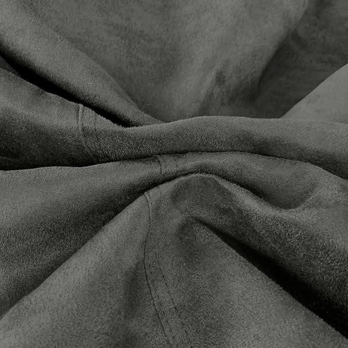 Bean Bag Stuffed Animal Storage Or Cover | No Filler | Extra Large | for Adults Or Kids | Double Stitched | Durable Zipper | Premium Microsuede