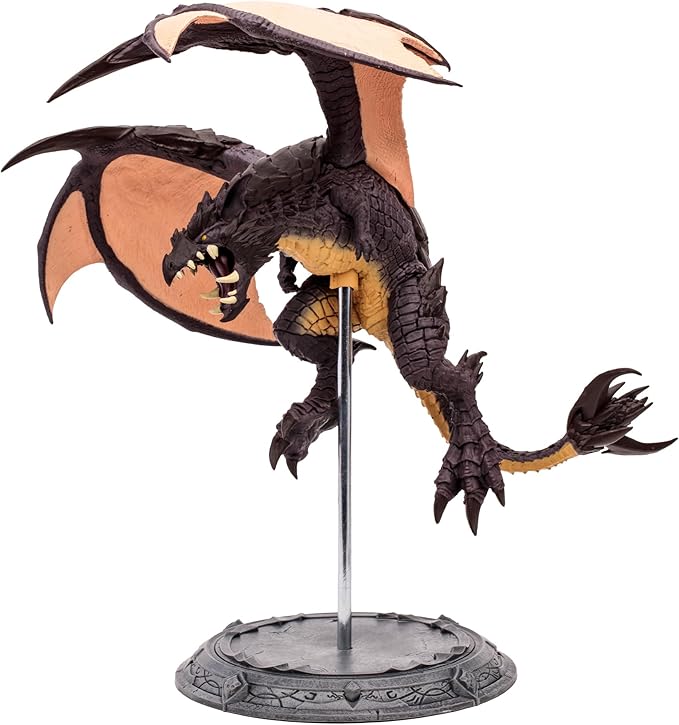 McFarlane Toys - World of Warcraft Red Highland Drake and Black Proto-Drake 2pk 1:12 Scale Posed Figures