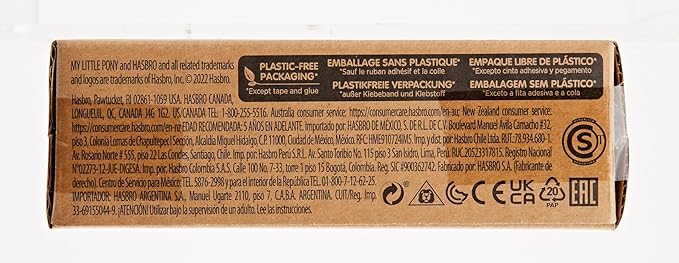 My Little Pony Toys: Make Your Mark Sunny Starscout Ribbon Hairstyles, 6-Inch Orange Pony Toy, Toys for 5 Year Old Girls and Boys and Up, with Hair Styling Accessories