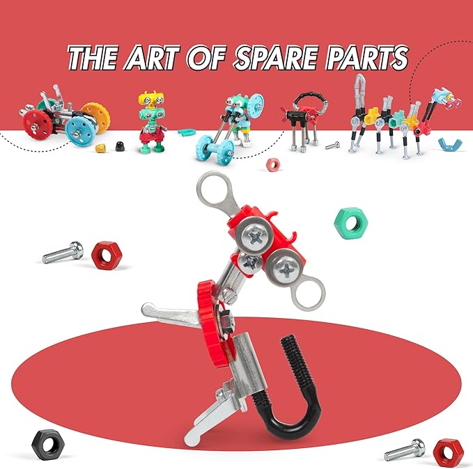 Stem Building Toys, Educational Build Your Own Monkey Robot Toy for Kids Age 6 7 8 9+ Year Old Boys and Girls, Animal Stem Toys Engineering Kit, Construction Toys Steam Gift